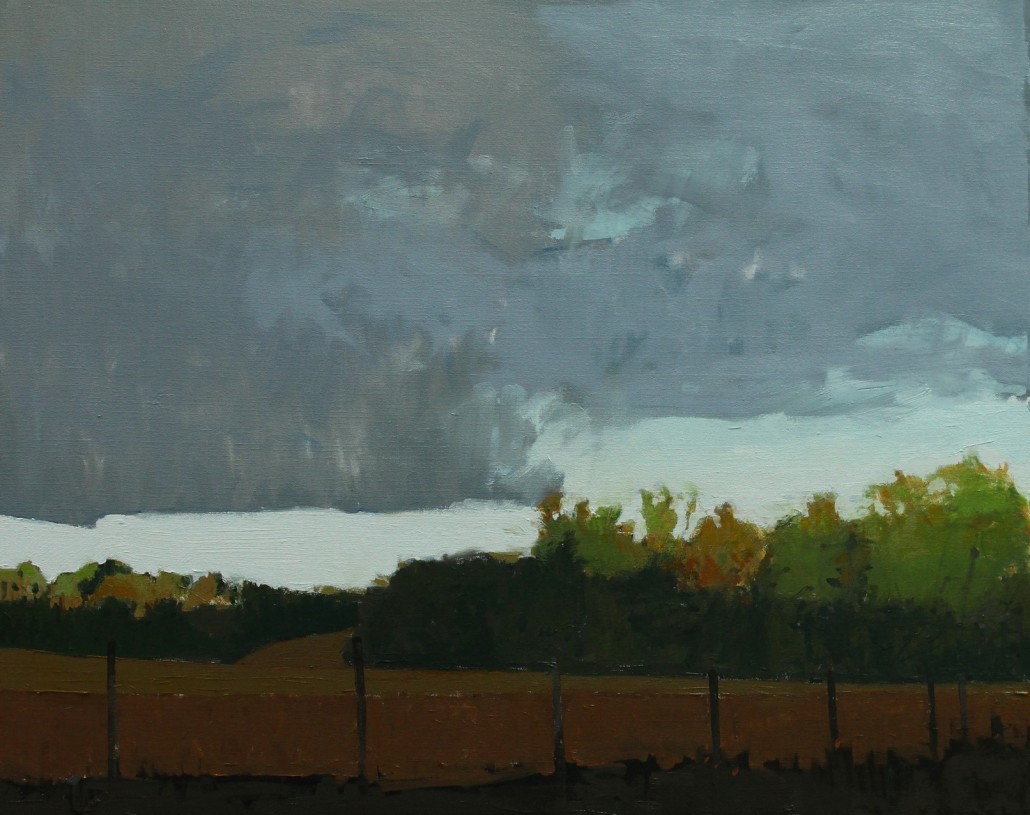 Woodland-Storm--oil-on-canvas--24-x-30-ins