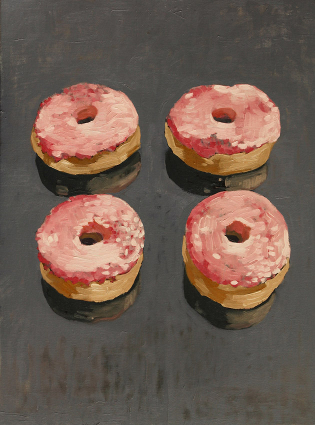 Doughnuts-oil-on-canvas-24-x-18-ins