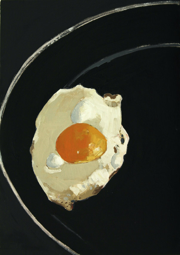 Fried-Egg-oil-on-board-16-x-12-ins